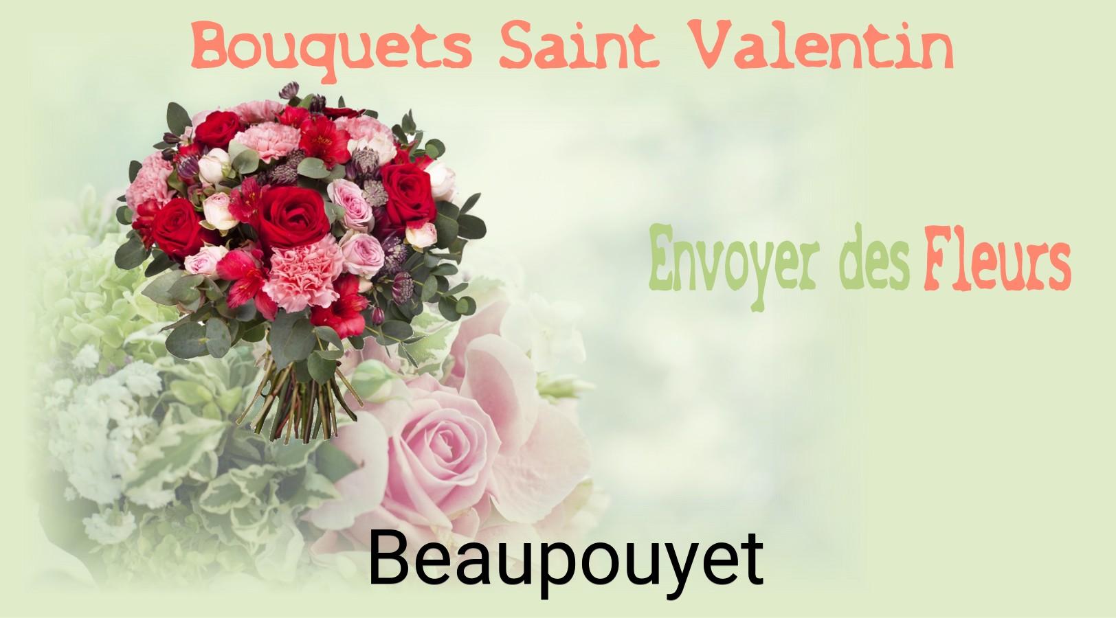 Roses de Saint-Valentin livrées à Beaupouyet
